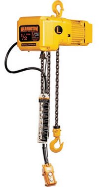 Harrington 2 Ton Electric Hoist 10` Lift Single Speed (14 FPM)
