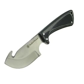 Smith & Wesson SWMSG Micarta Guthook Skinning Combo Knife