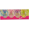 BARBIE VARIETY by Mattel Gift Set for WOMEN: 4 PIECE MINI VARIETY WITH BARBIE MODEL, BARBIE PRINCESA, BARBIE AVENTURA, BARBIE SIRENA & ALL ARE EDT .2 OZ MINIS