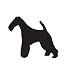 Terrier Dog Pet Wire Fox Terrier Car Truck Vehicle Bumper Helmet Decal Sticker Wall Art Laptop Design Skin Stickers