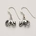 Small Raccoon Earrings