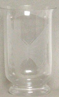 Individually Hand Etched Butterfly of Two
