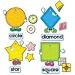 Carson-Dellosa Publishing 3273 - Shapes Bulletin Board Set Carson-Dellosa Publishing 3273 - Shapes Bulletin Board Set