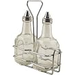 Oil and Vinegar Dispenser Bottle Set with Stand