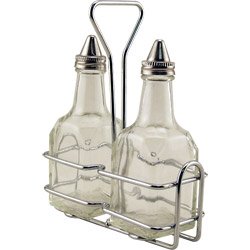 Oil and Vinegar Dispenser Bottle Set with Stand
