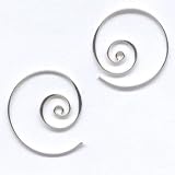 Jody Coyote Spiral Hoop Earrings