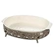 Belaverra Olive Grove 3-QT Casserole Ivory