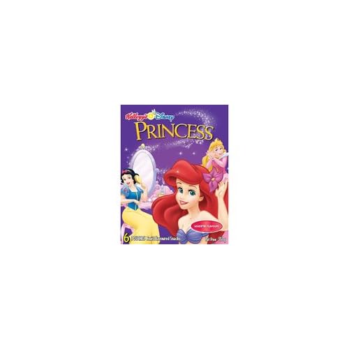 Kelloggs Disney Princess Fruit Flavored Snacks, 6 count Boxes (Pack Of 6)