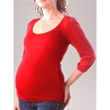A Pea in the Pod Collection: Splendid 3/4 Sleeve Scoop Neck Stretch Fabric Maternity T Shirt