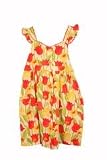 Le Top Clothing Girls Tulip Garden Coral Dress