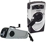JENSEN MR-550-DF Self-Powered AM/FM Public Alert Radio