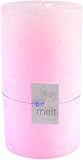Melt, In the Pink Fragrance Candle, Tall n Fat, Pink