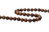 9-10mm Cultured Freshwater Chocolate Pearl Necklace w/ Sterling Silver Clasp