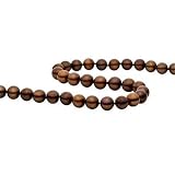 9-10mm Cultured Freshwater Chocolate Pearl Necklace with Sterling Silver Clasp