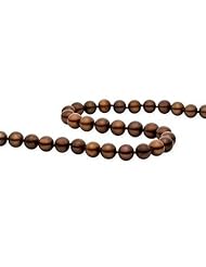9-10mm Cultured Freshwater Brown Pearl Necklace w/ Sterling Silver Clasp