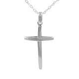 Sterling Silver Simple 3 Dimensional Cross