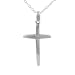 Sterling Silver Simple 3 Dimensional Cross