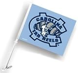 North Carolina Tar Heels Car Flag