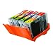 4-Pack Canon CLI-8 Compatible Inkjet Combo for Canon Pixma iP4200/ iP5200/ MP950 Printers (One each: CLI-8BK/ CLI-8C/ CLI-8M/ CLI-8Y w/o Chip)