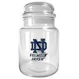 Notre Dame Fighting Irish 31oz Glass Candy Jar