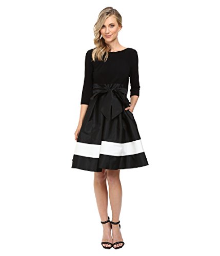[アドリアナパペル] Adrianna Papell レディース Color Blocked Taffeta Flared Skirt Dress ドレス [並行輸入品]