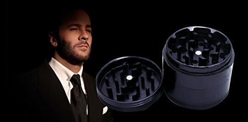 Eco Tobacco Grinder, 2 inch, Efficient and Consistency, Nifty Size and Stylish Look,Black 248
