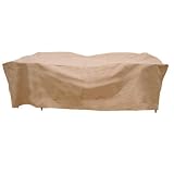 ACE Trading-grill/patio Covers TRI-004247 Living Accents Rectangular Set Cover 27x76x108 - Taupe
