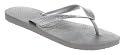 Havaianas Top Metalic Flip-flop Silver Rubber - 6-7 Uk