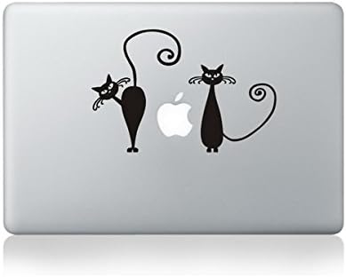 Black Cat Macbook Decals Macbook Pro Decal Stickers Macbook Air Stickers