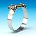 Murray T-Bolt Steel Hose Clamp w/Steel Screw, 3.81-4.12, 3/4W, 50-60 lbs Torq (Pack of 1)