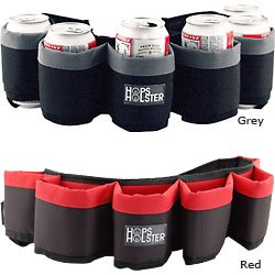 Hops Holster Beer Can Belt - Holds 6 Cans: Camo