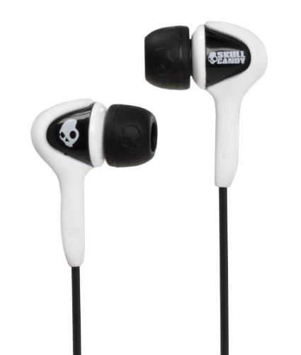 Skullcandy Smoking Earbud Headphones - White/Black