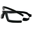 Bobster Wrap Wrap Around Cruiser Motorcycle Goggles Eyewear - Black/Clear