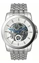 Skeleton Silver Dial Watch