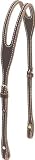 Saddlesmith of Texas Shaped Ear Headstall - Burgundy Latigo - Horse