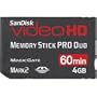 Sandisk Memory Stick, Pro Duo, 4 GB Video HD