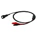 Cal Test Electronics CT2431 PVC Jacketed Coaxial Cable Assembly, BNC Male to MinAlligator Clip Breakout Connector, 50 Ohm (Pack of 10)