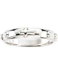 Rosary Ring White Gold , Yellow Gold, Or Silver