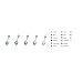 The Stainless Steel Jewellery Shop - 316L Surgical Steel Navel Bar with CZ 16 colours set of 16