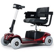 Revo 4 Wheel Electric Scooter, Red