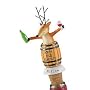 Blitzen in a Barrel Wine Bottle Stopper