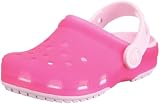 Crocs Toddler Translucent Hot Pink/bubblegum Mule and Clog Sandal 11242-69h-110 6 Child Uk