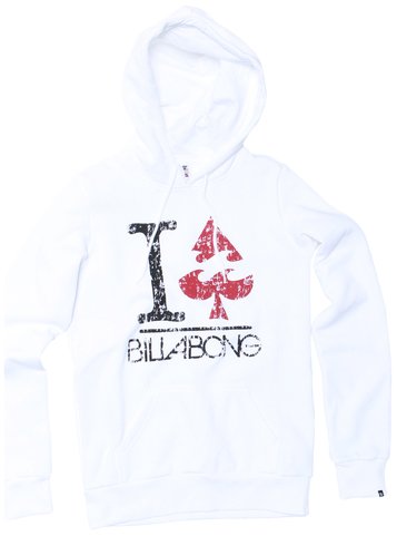 Billabong Damen Sweatshirt I LOVE, white, XS