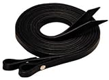 Weaver Leather Black Leather Split Reins