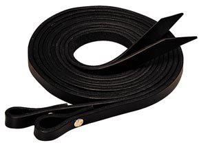 Weaver Leather Black Leather Split Reins