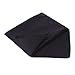 HDE 100% Cotton Solid Color Bandana Handkerchief Head Wrap - Black