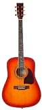 Barcelona D200 Full-Size Dreadnought Acoustic Guitar with Mahogany Back and Sides - Cherry Sunburst