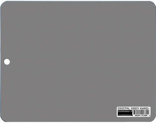 DGK Color Tools Tablet Size Digital Grey Kard - White Balance / Color Reference Card by DGK Color Tools