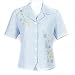 Alfred Dunner Endless Summer Seersucker Blouse