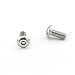 Owfeel Pack of 50pcs M5*12MM Button Head Hex Socket Cap Screws 304 stainless steel bolts